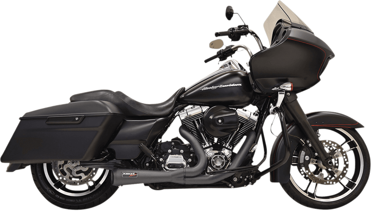 BASSANI XHAUST 1800-2472 2:1 Short Exhaust - Black