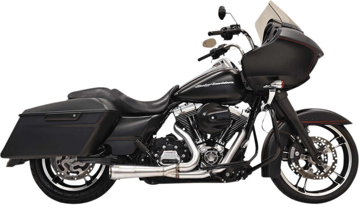 BASSANI XHAUST 1800-2473 2:1 Short Exhaust - Stainless Steel
