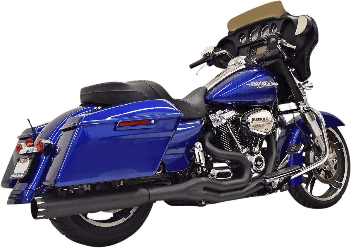 BASSANI XHAUST 1800-2493 2:1 High Horsepower Exhaust - Black
