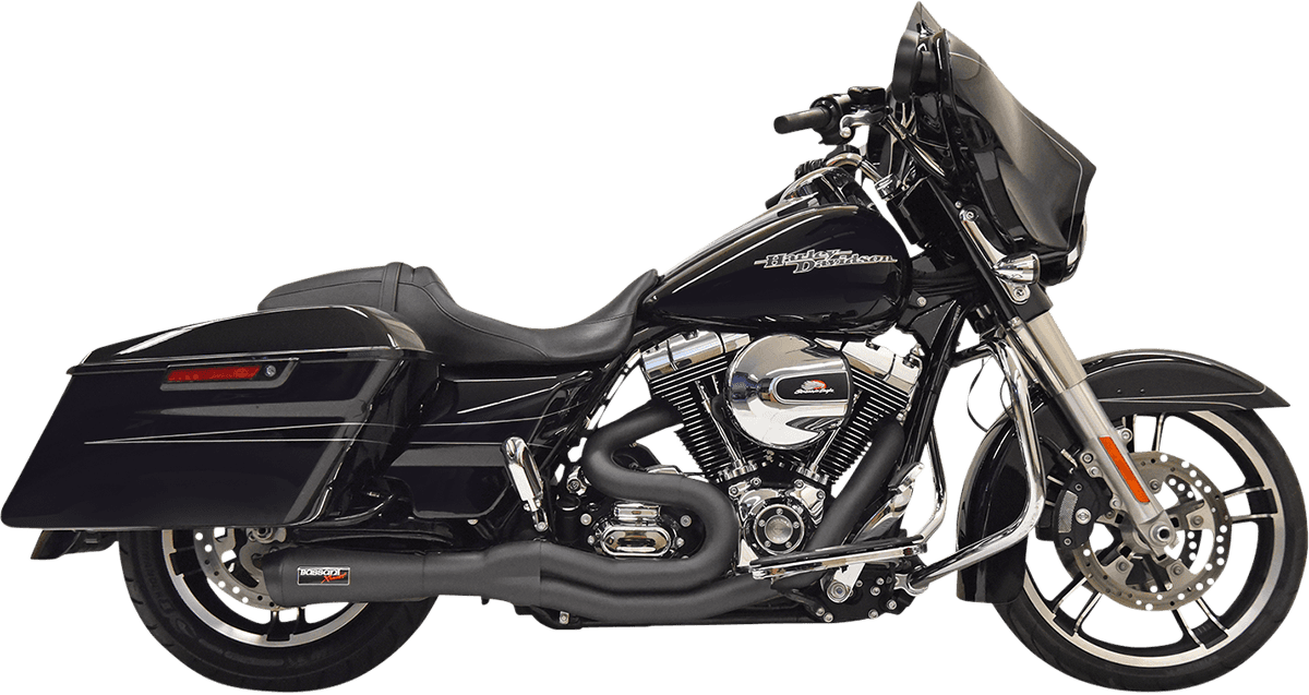 BASSANI XHAUST 1800-2505 Road Rage II 2-Into-1 Mid-Length Exhaust System - Black