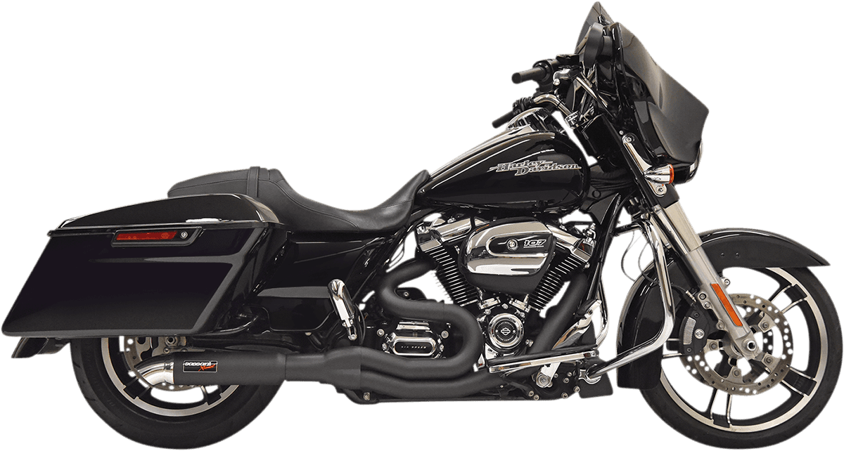 BASSANI XHAUST 1800-2511 2:1 Exhaust - Black