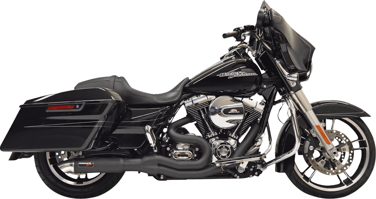 BASSANI XHAUST 1800-2536 2:1 Exhaust - Hotrod - Black