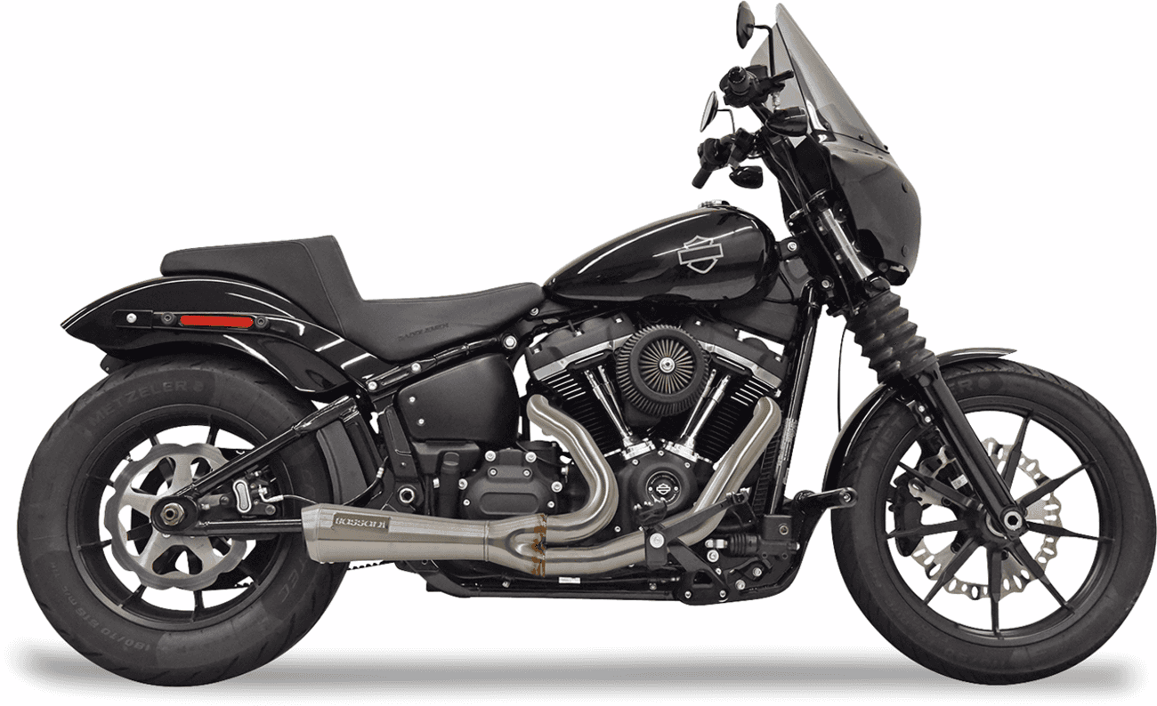BASSANI XHAUST 1800-2667 2-into-1 Ripper Short Exhaust System - Stainless Steel - 49-State