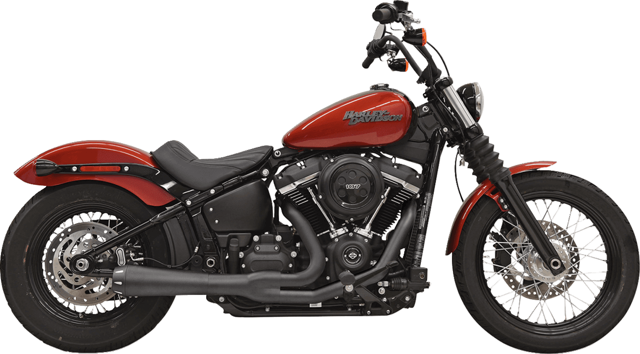 BASSANI XHAUST 1800-2675 2-into-1 Road Rage III Exhaust System - 49-State - Black