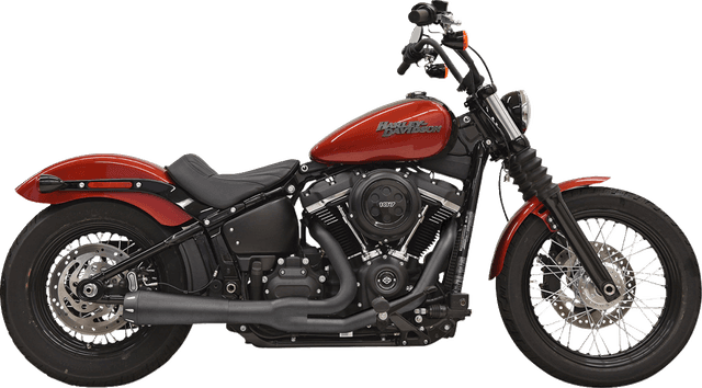 BASSANI XHAUST 1800-2675 2-into-1 Road Rage III Exhaust System - 49-State - Black