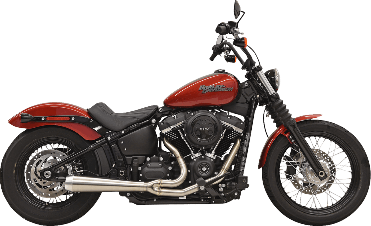 BASSANI XHAUST 1800-2676 2-into-1 Road Rage III Exhaust System - 49-State - Stainless