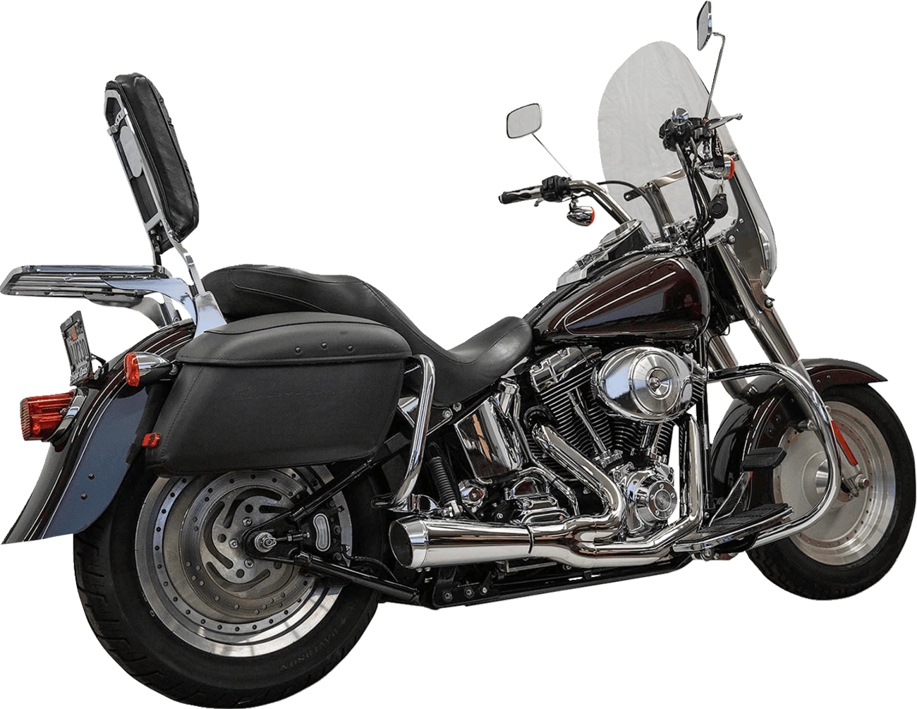 BASSANI XHAUST 1800-2734 2-into-1 Ripper Exhaust System - Short - Chrome - Twin Cam Softails