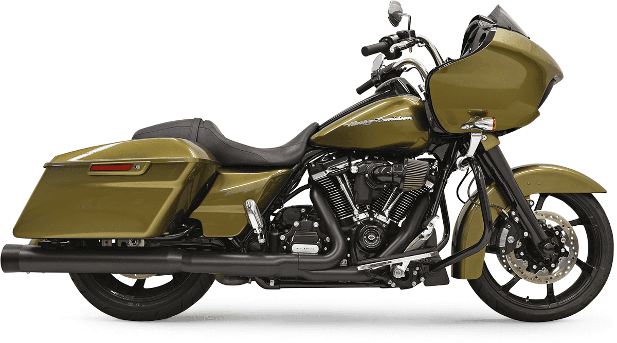 BASSANI XHAUST 1801-1083 DNT Straight Can Mufflers for FL - Black